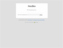 Tablet Screenshot of noozbox.com